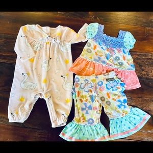 3-6 month Matilda Jane Gymboree PJ lot bundle